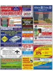 anunt ziar Piata Severineana
